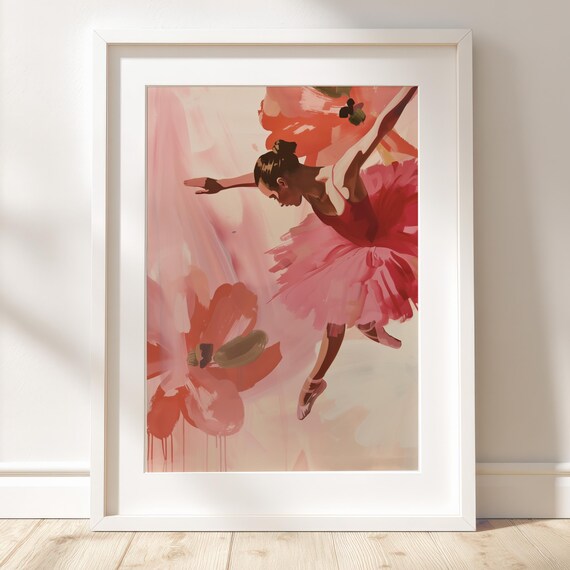 Ballerina Daydream Moody Figurative Painting