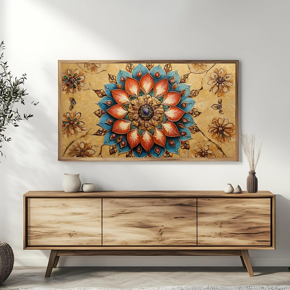 Islamic Mandala Art, Arabic Geometric Wall Art - Image 3