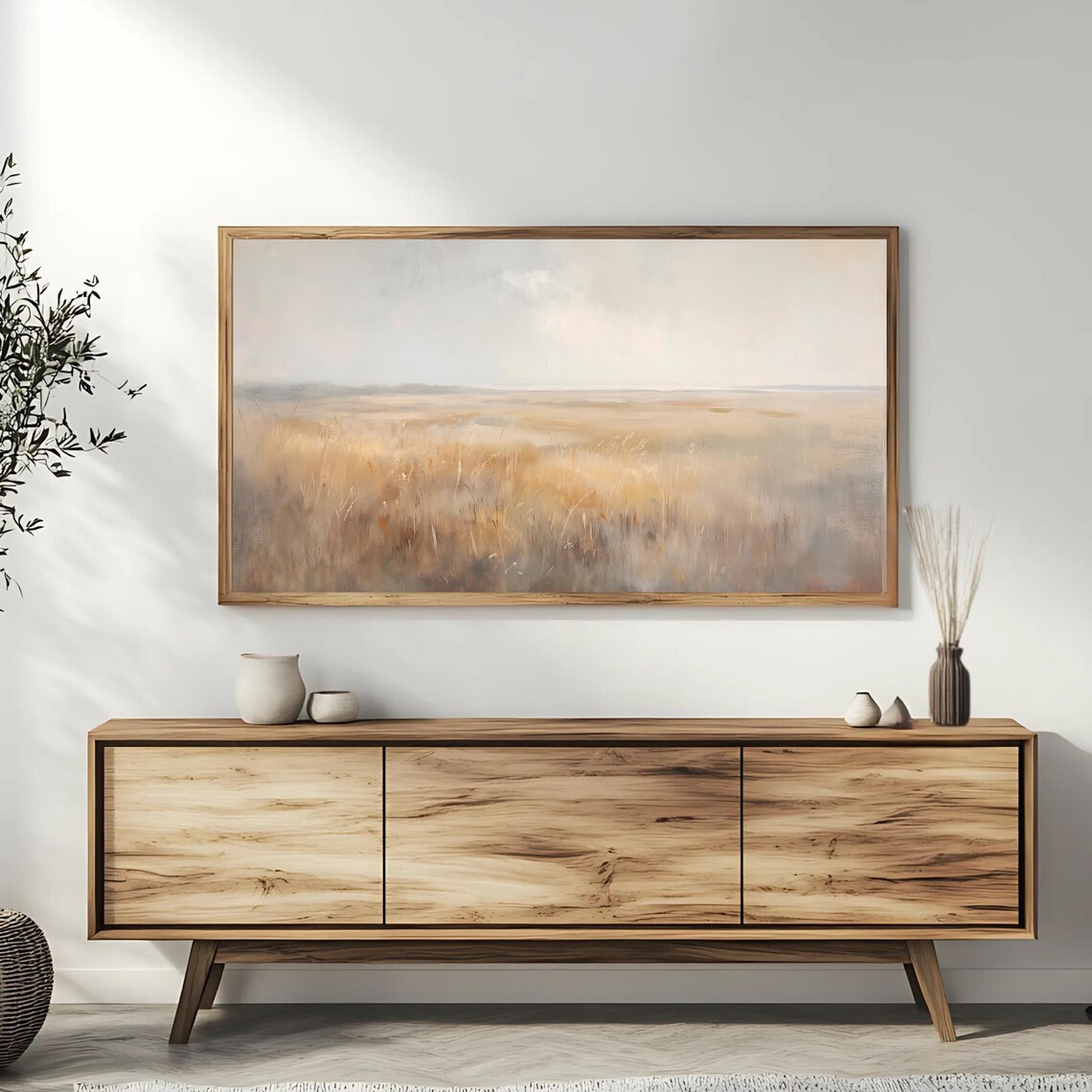 Neutral Landscape Roku Screensaver Art Print - Image 3