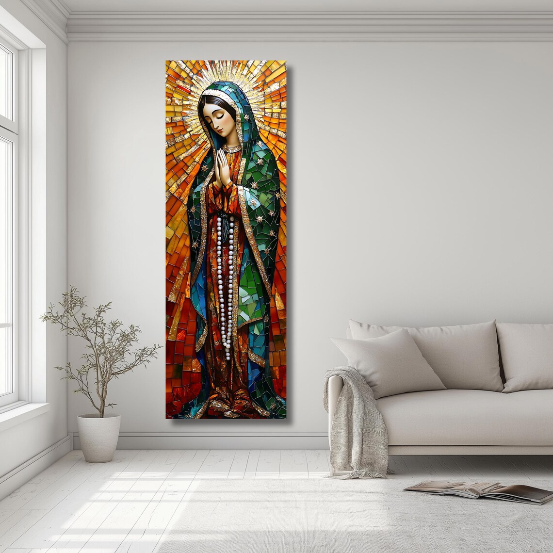 Blessed Mother, Our Lady Of Guadalupe Art Print - Image 2