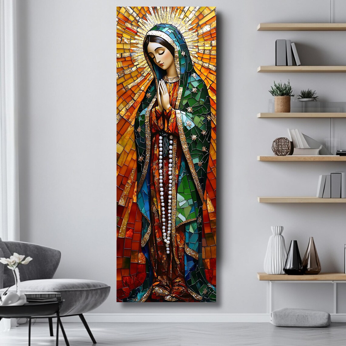 Blessed Mother, Our Lady Of Guadalupe Art Print - Image 4