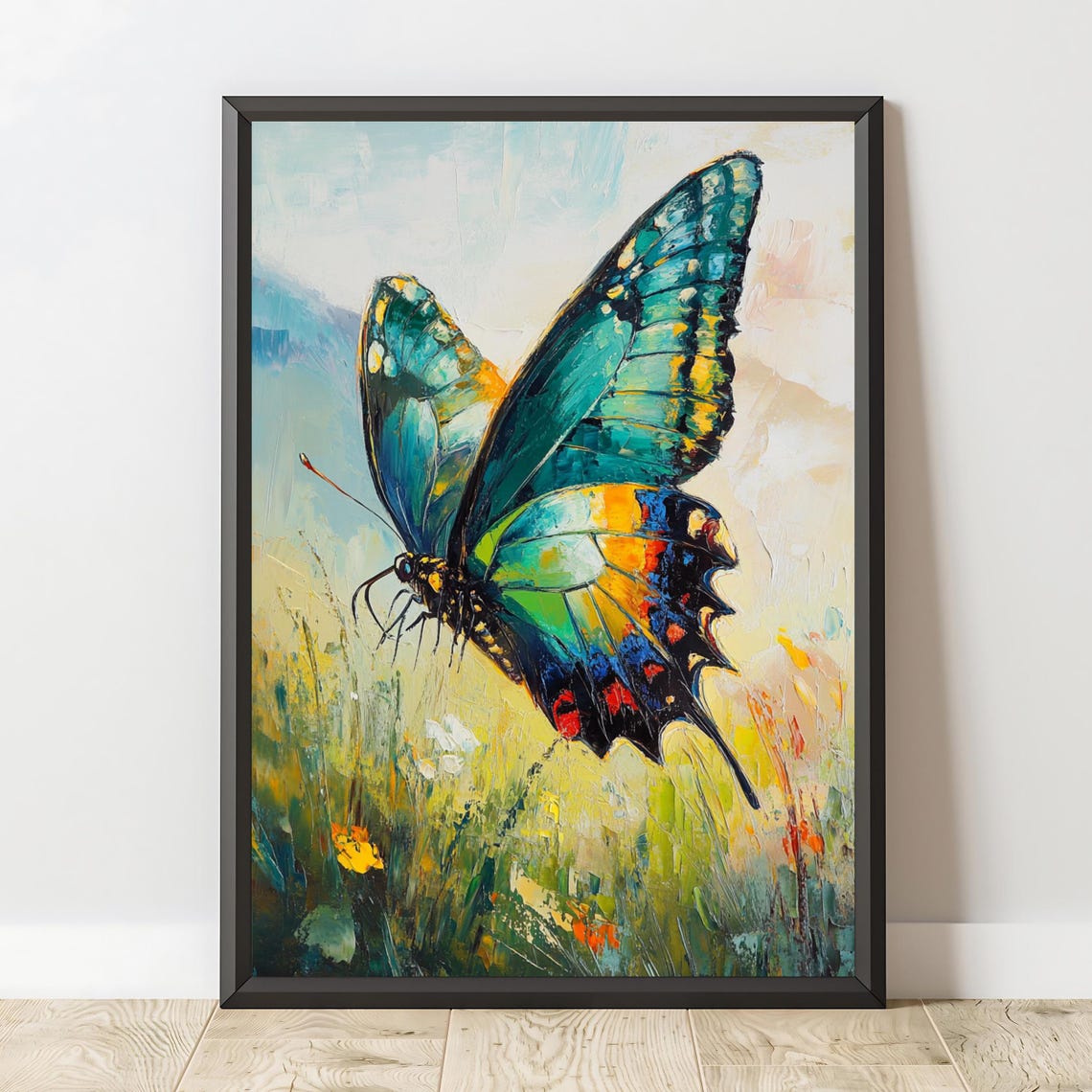 Vibrant Butterfly Art Print Colorful Nature Wall Decor Wildlife - Image 2