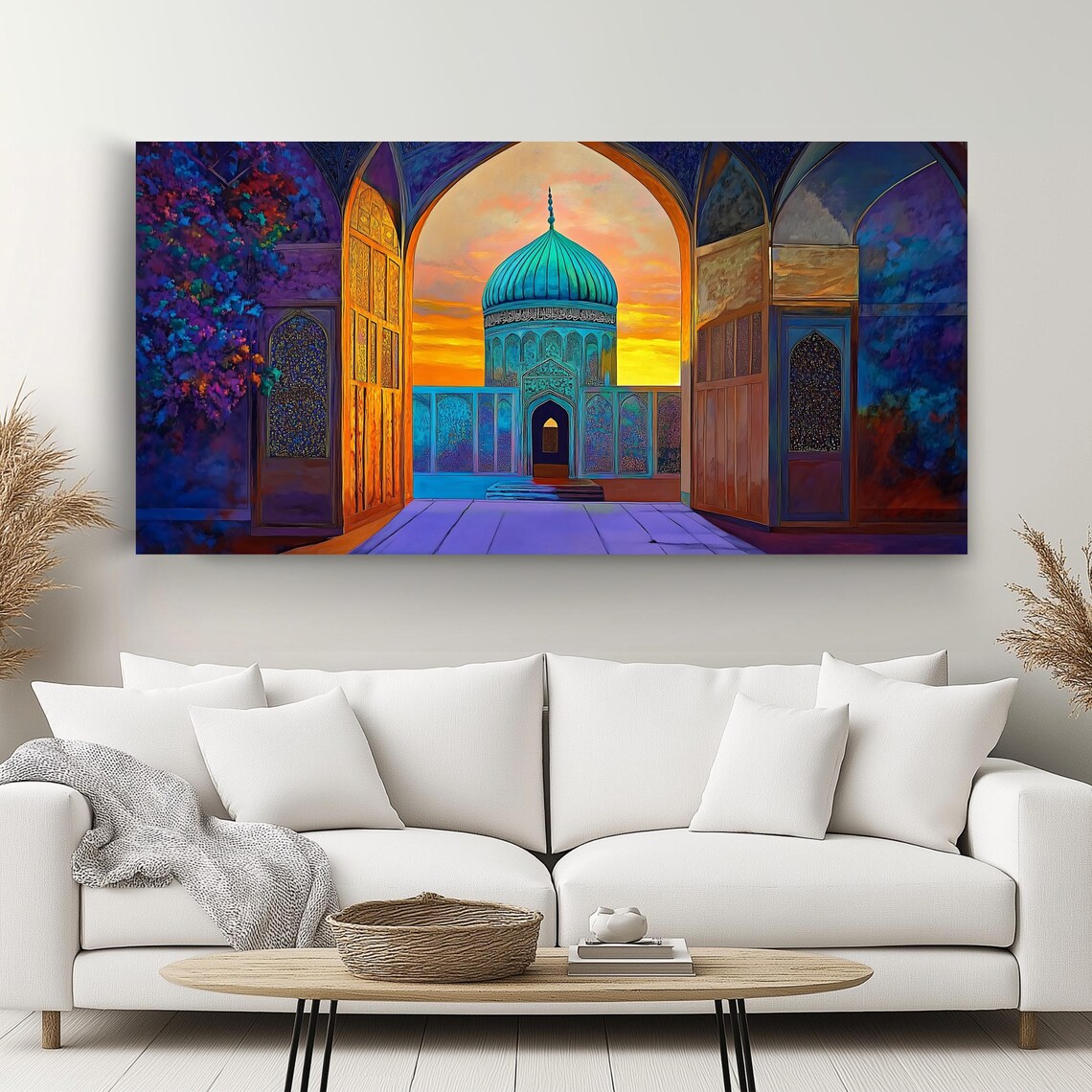 Islamic Mosque Panoramic Architecture Art Print - Image 2