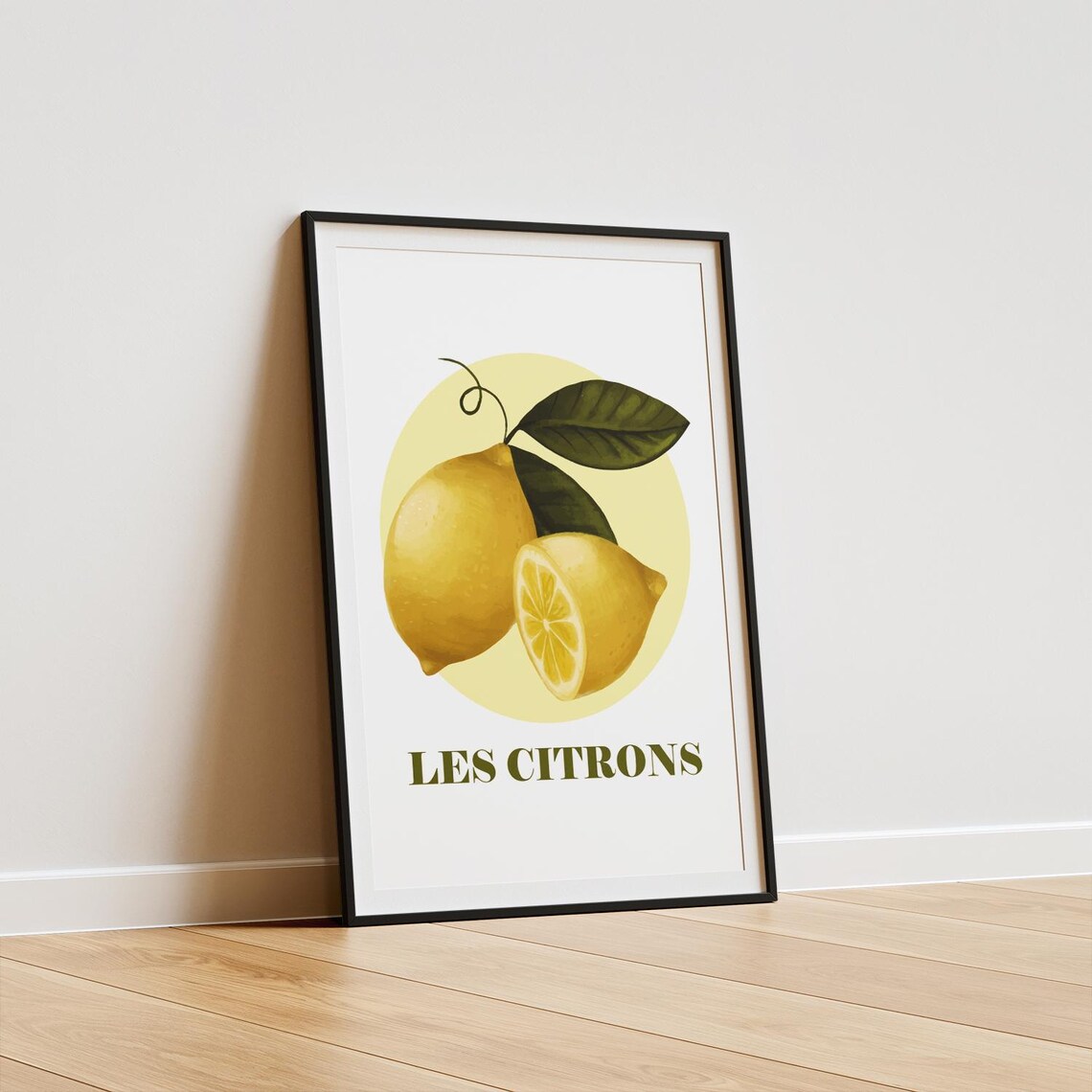 Print Wall Decor Lemon Photo Lemon Les Citrons Fruit Wall Art Photo Wall Decor Poster Design - Image 3