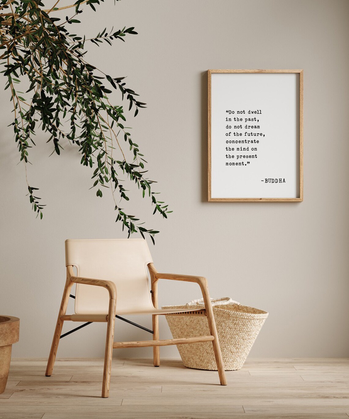 Buddha Quote Art Print, Mindfulness Wall Decor - Image 5