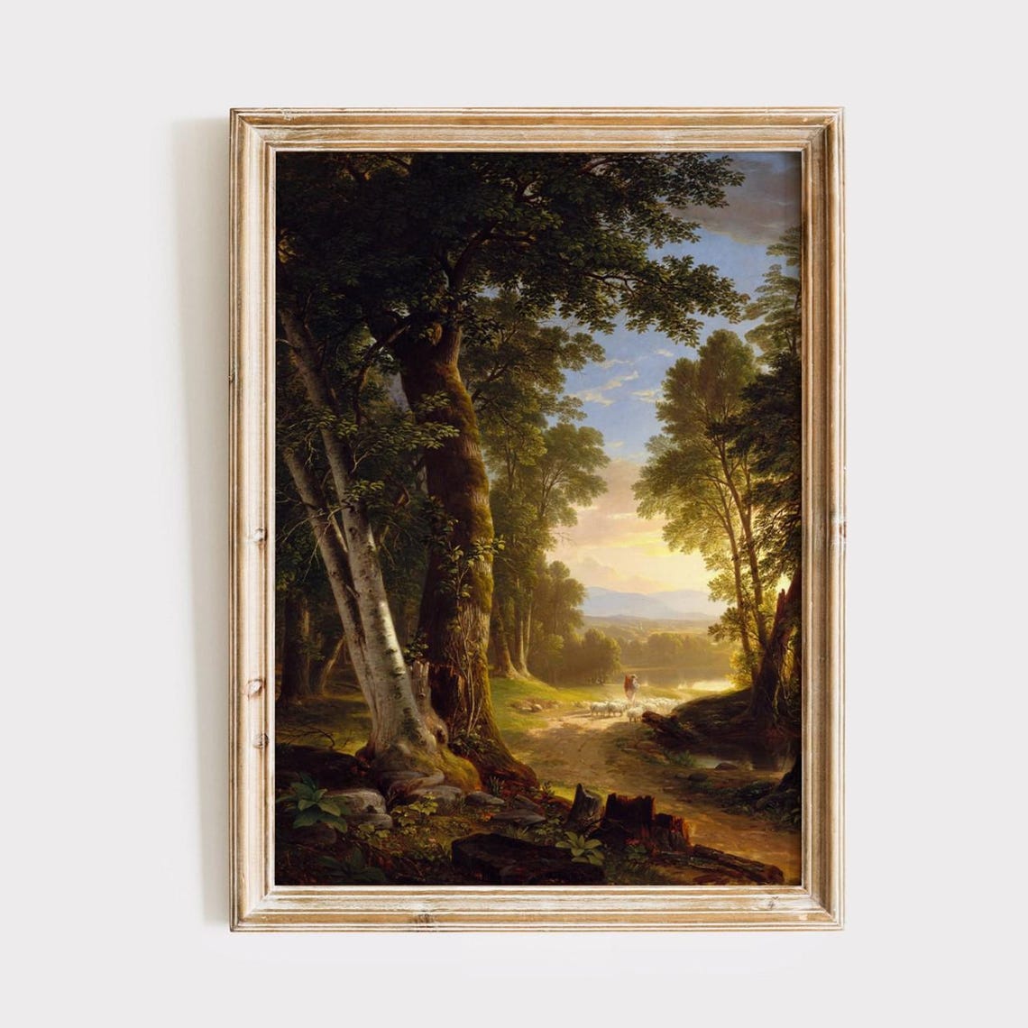 Vintage Forest Landscape - Shepard And Lake
