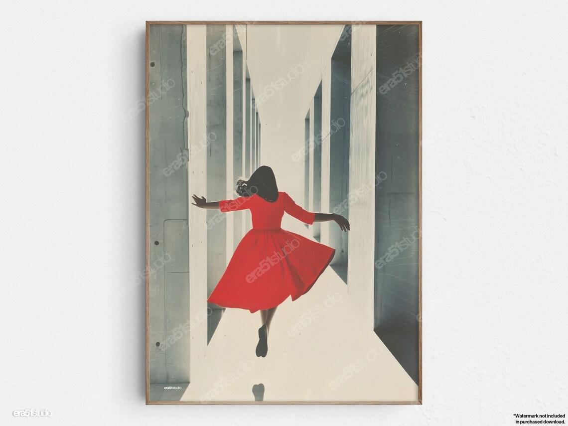 Dance Of Freedom, Mid-Century Modern Art Print
