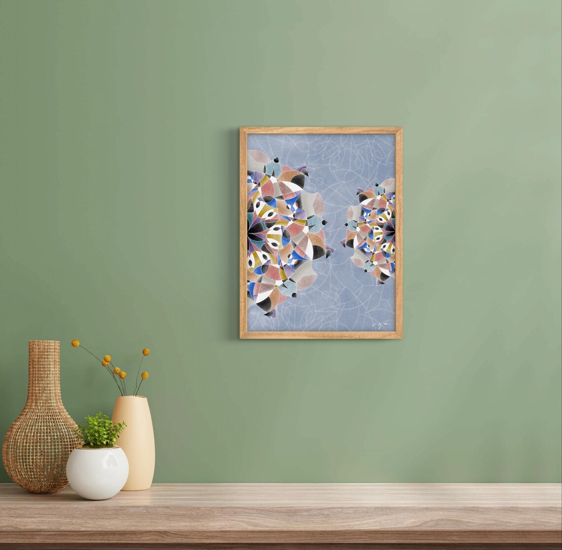 Vintage Mandala - Geometric Meditation Art - Image 2
