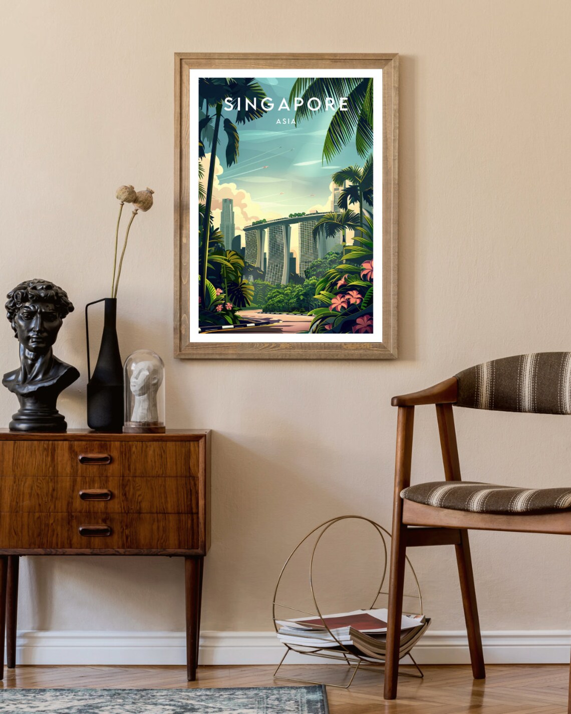 Singapore Travel Poster, Asia Travel Wall Art - Image 2