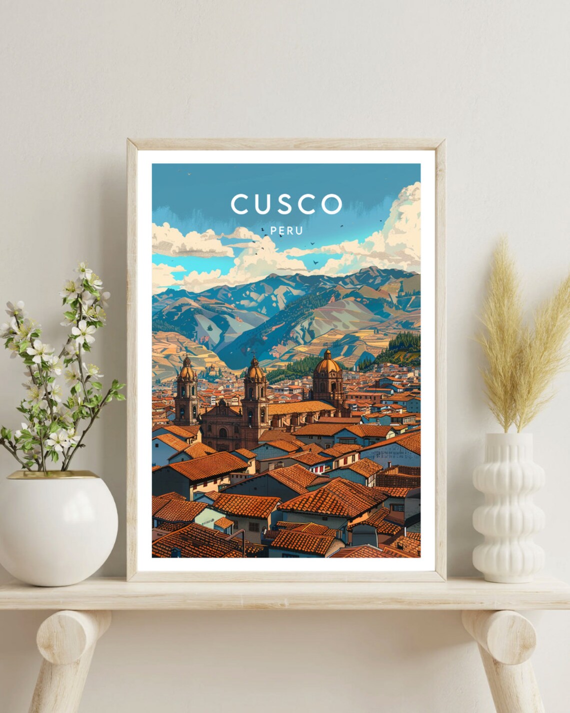 Cusco Travel Poster, Peru South America Art Print - Image 4