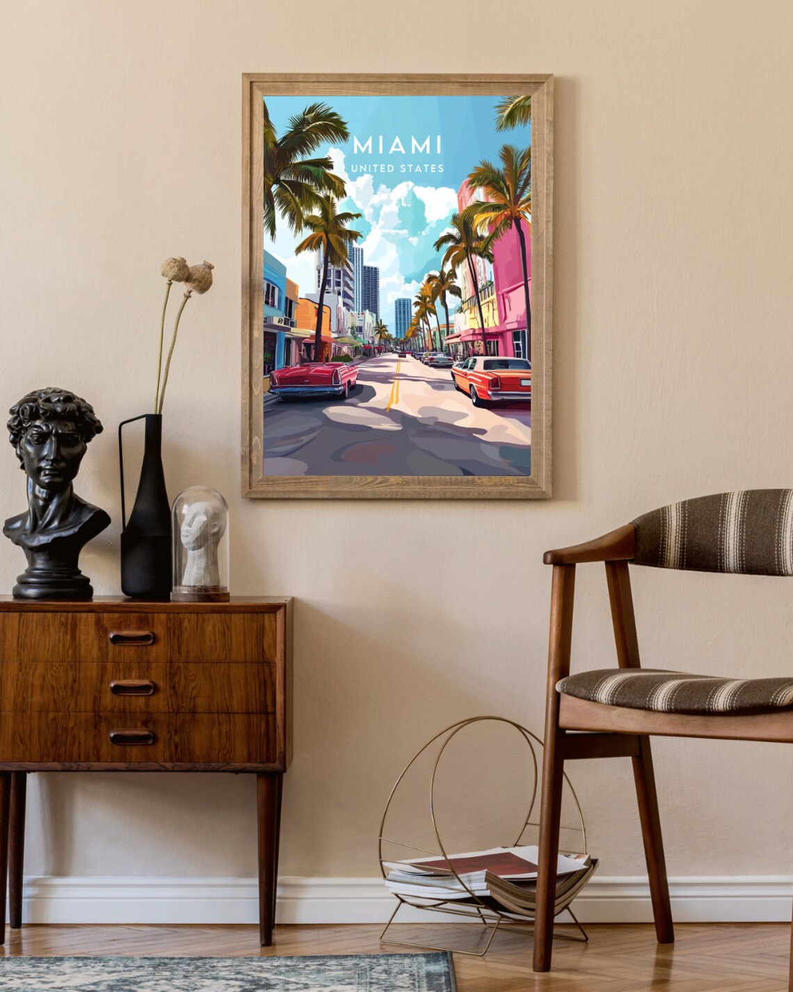 Miami Travel Poster, United States Florida - Image 2