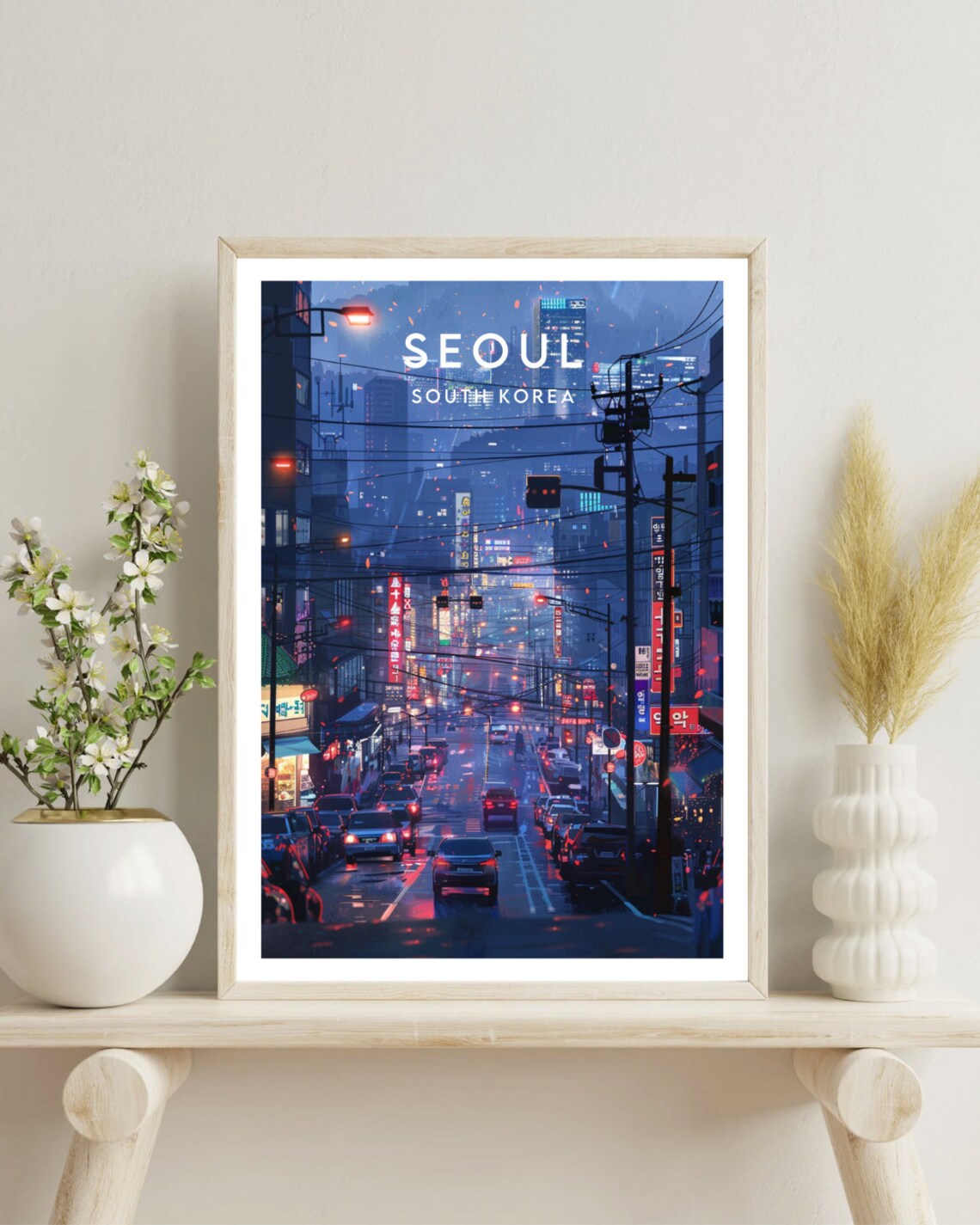 Seoul South Korea Travel Poster - Image 4