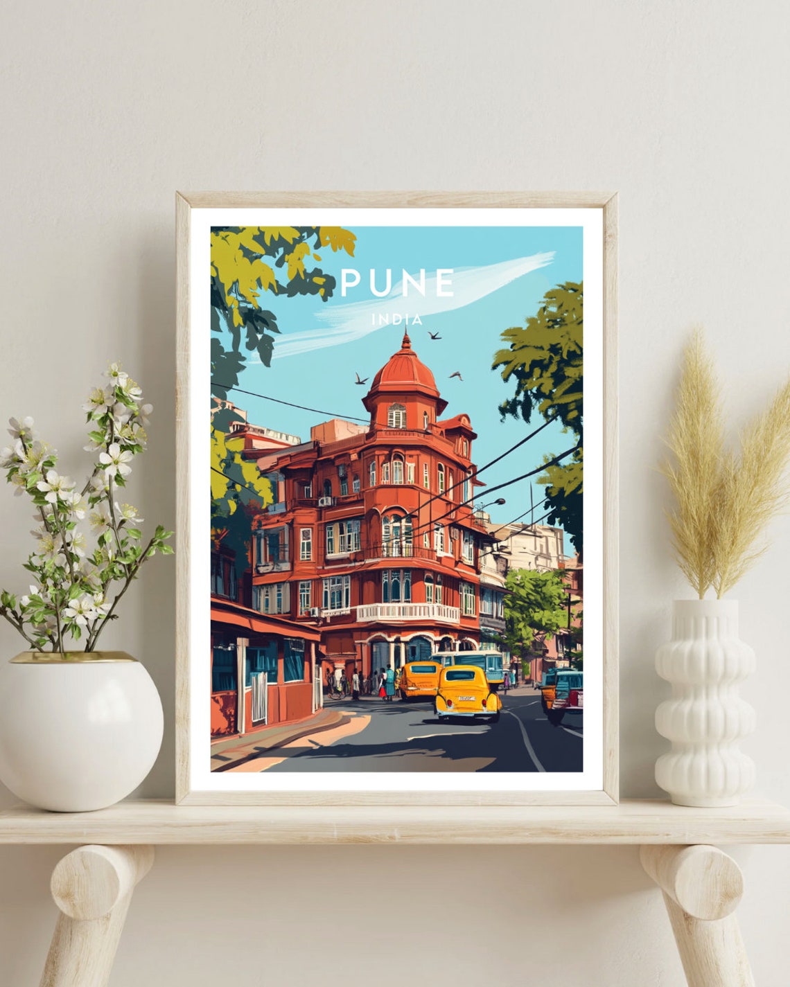 Pune Travel Print India Pune Poster India Poster Travel Wall Art India Print Maharashtra Poster India Art Pune India Maharashtra - Image 4