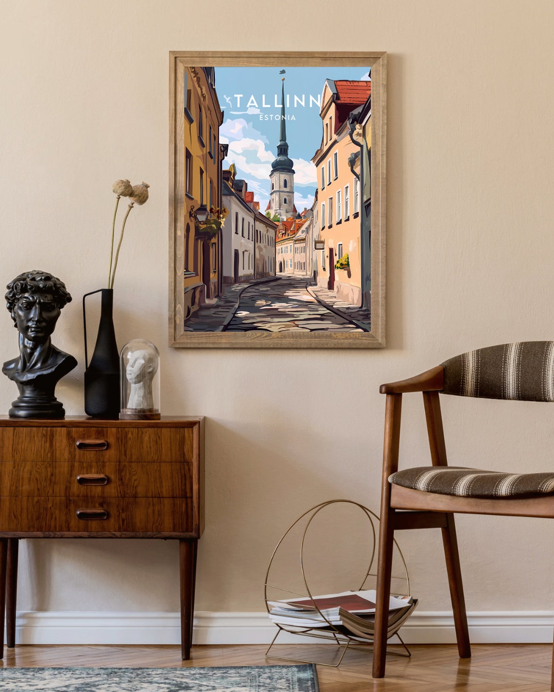 Tallinn Travel Print Estonia Tallinn Poster Estonia Poster Travel Wall Art Estonia Print Poster Estonia Europe Tallinn Wall Art - Image 2