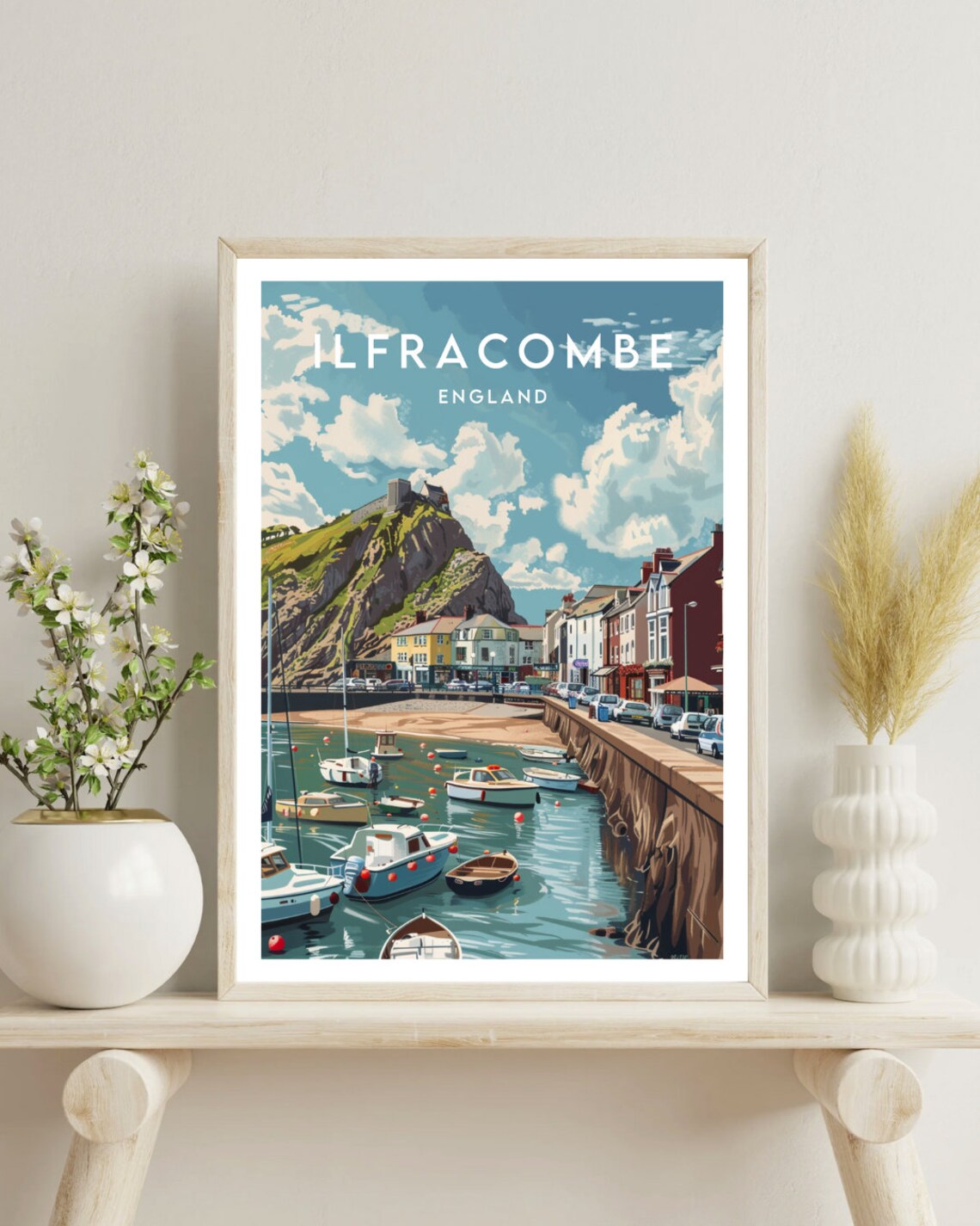 Ilfracombe Travel Poster, England Wall Art Print - Image 4