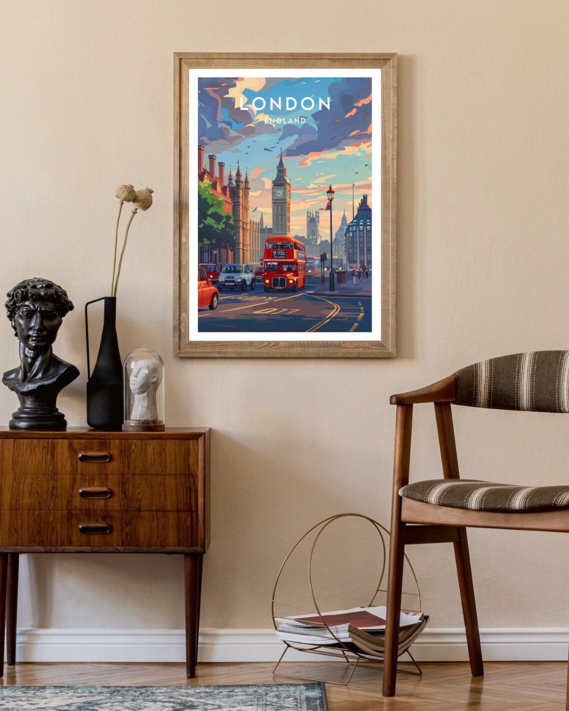 London Travel Poster, Big Ben England Europe - Image 2