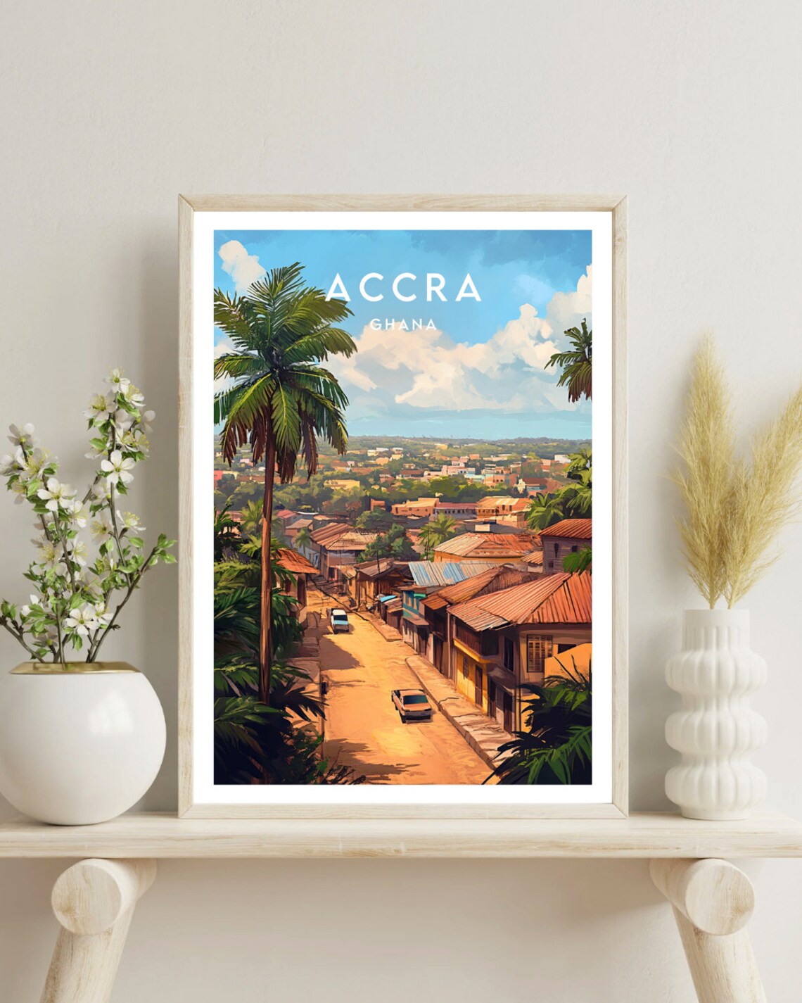 Accra Travel Poster, Ghana Africa Wall Art - Image 4