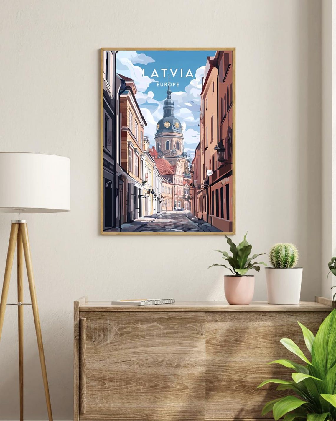 Latvia Travel Print Europe Europe Poster Latvia Poster Travel Wall Art Latvia Print Latvia Europe Poster Riga Wall Art Riga Poster - Image 3