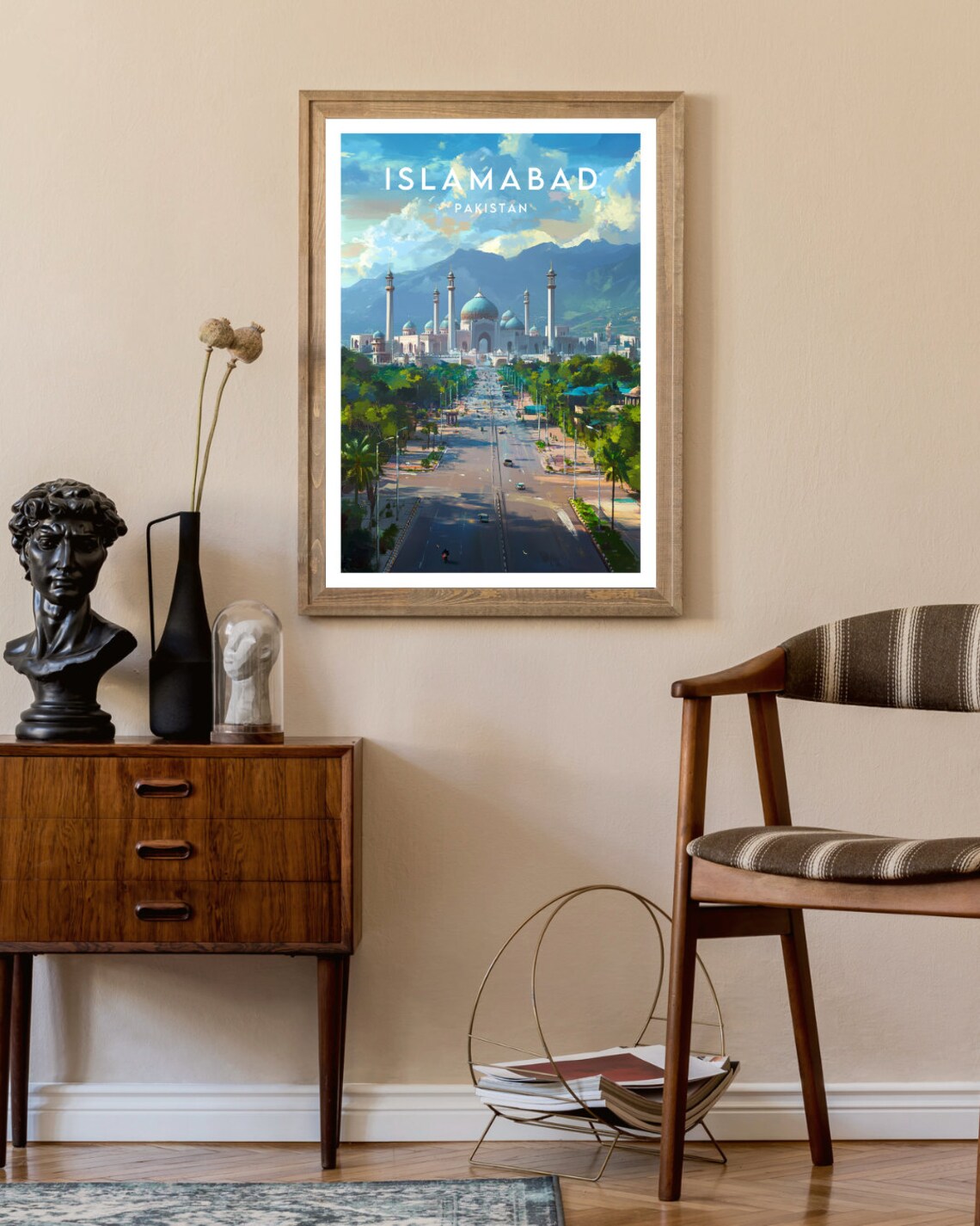 Islamabad Travel Poster, Pakistan Travel Wall Art - Image 2