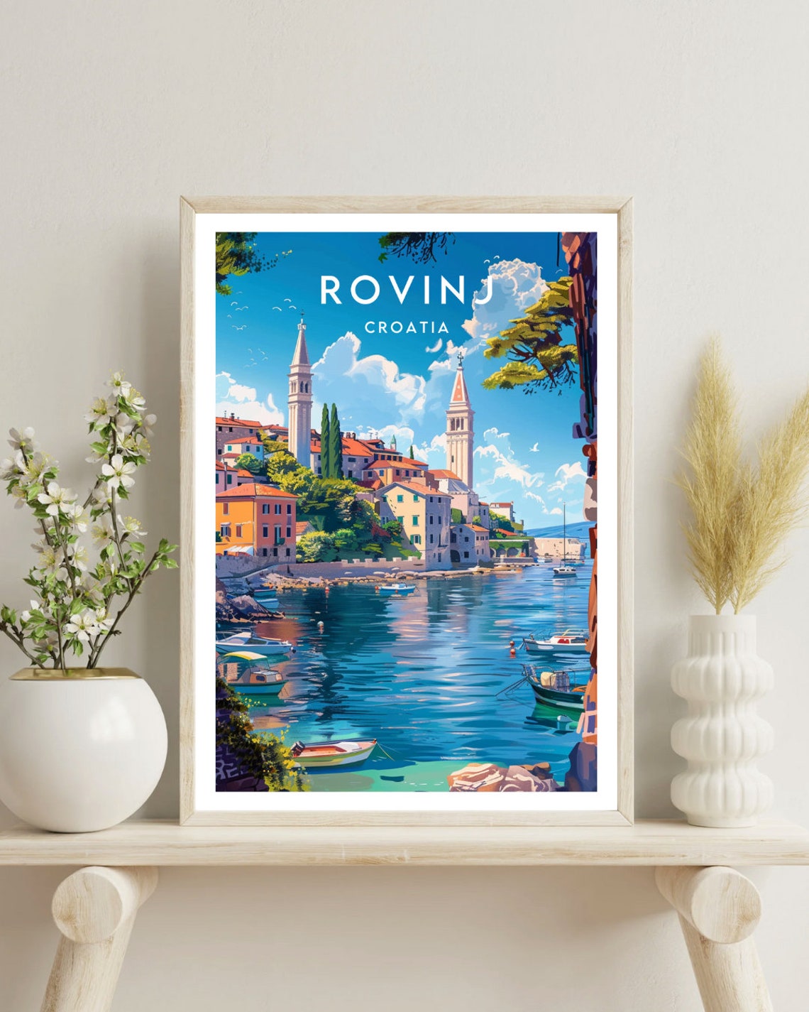 Rovinj Travel Print Croatia Rovinj Poster Croatia Poster Travel Wall Art Croatia Print Croatia Rovinj Europe Croatian Rovinj Art - Image 4