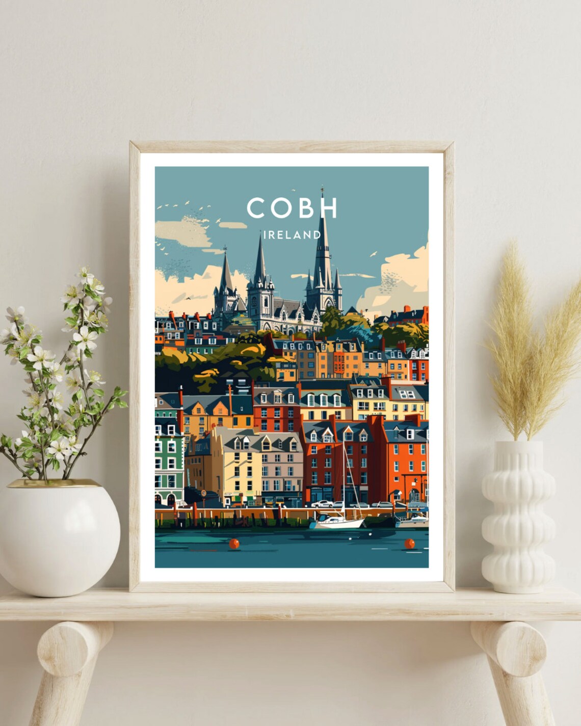 Cobh Travel Poster, Ireland Europe Wall Art - Image 4