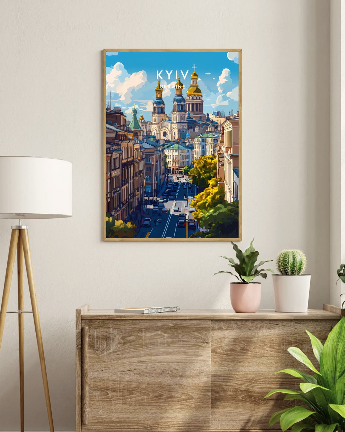 Kyiv Travel Print Ukraine Kyiv Poster Ukraine Poster Travel Wall Art Ukraine Print Poster Ukraine Europe Kyiv Ukraine Wall Art - Image 3