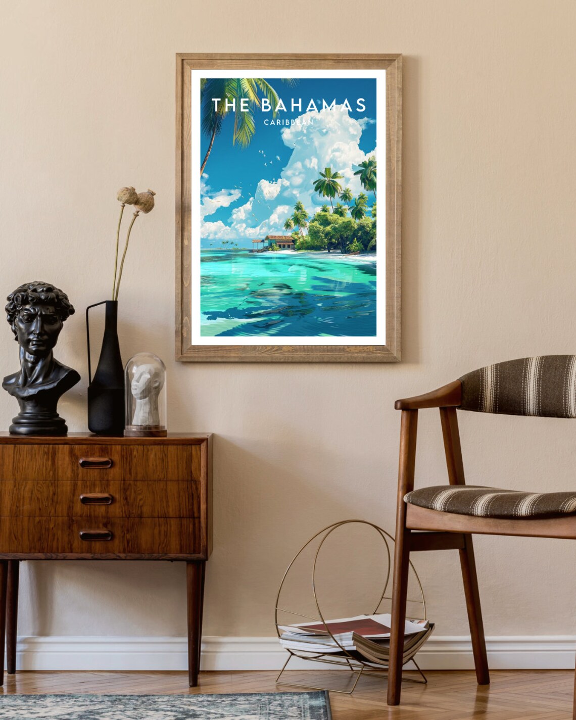The Bahamas Caribbean Travel Poster, World Art - Image 2