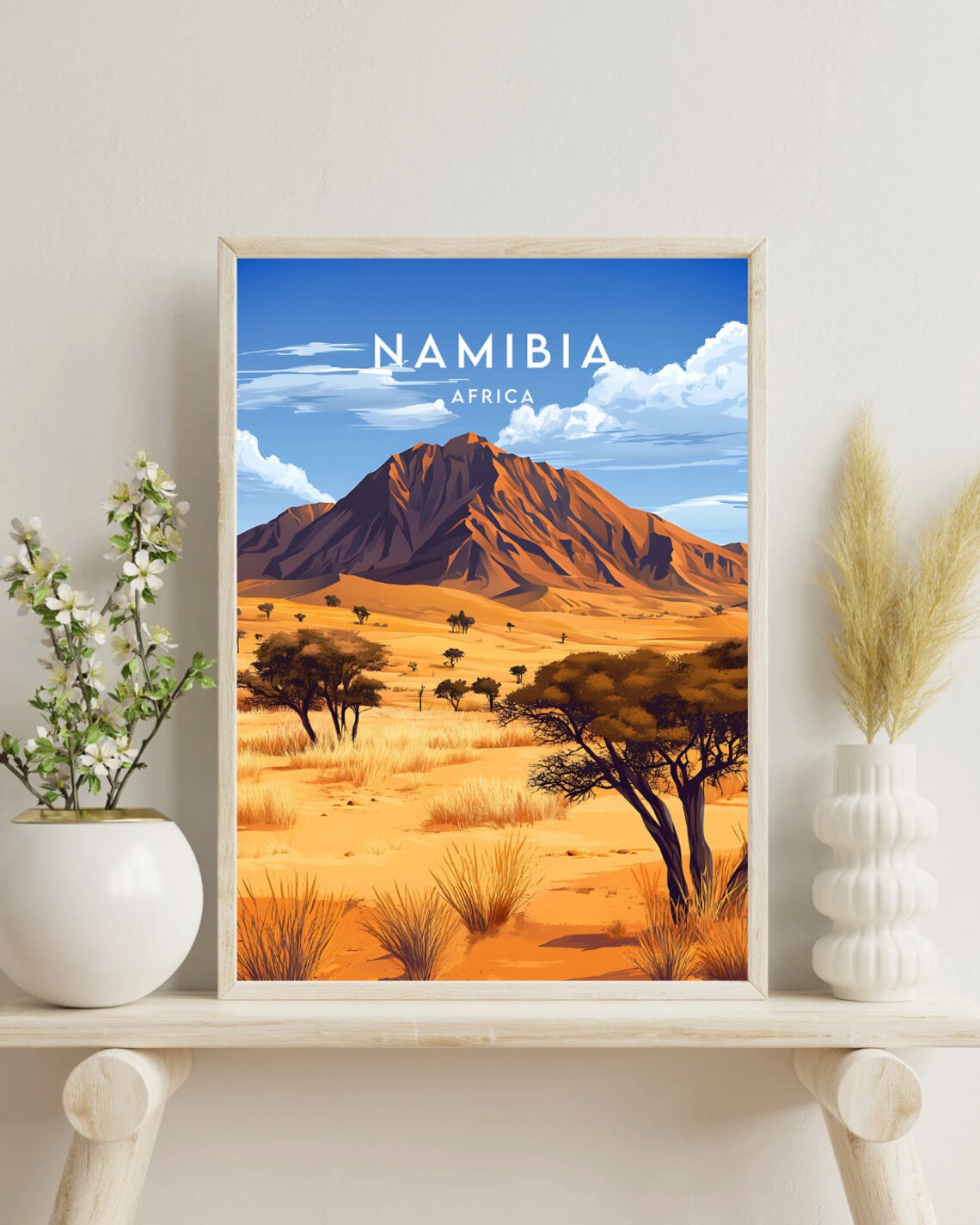Namibia Travel Poster, Africa Wall Art Print - Image 4