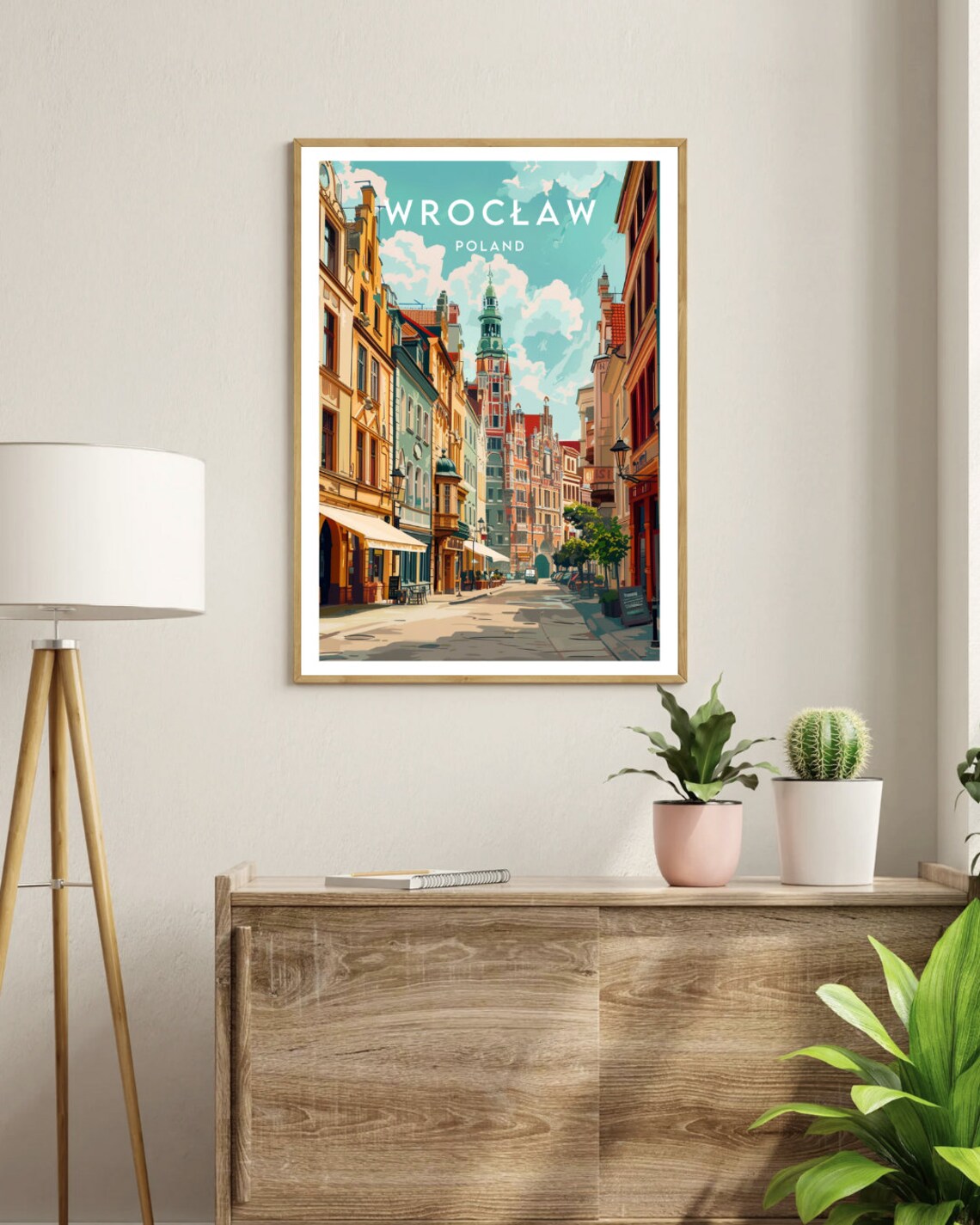 Wroclaw Travel Poster, Europe City Print - Image 3