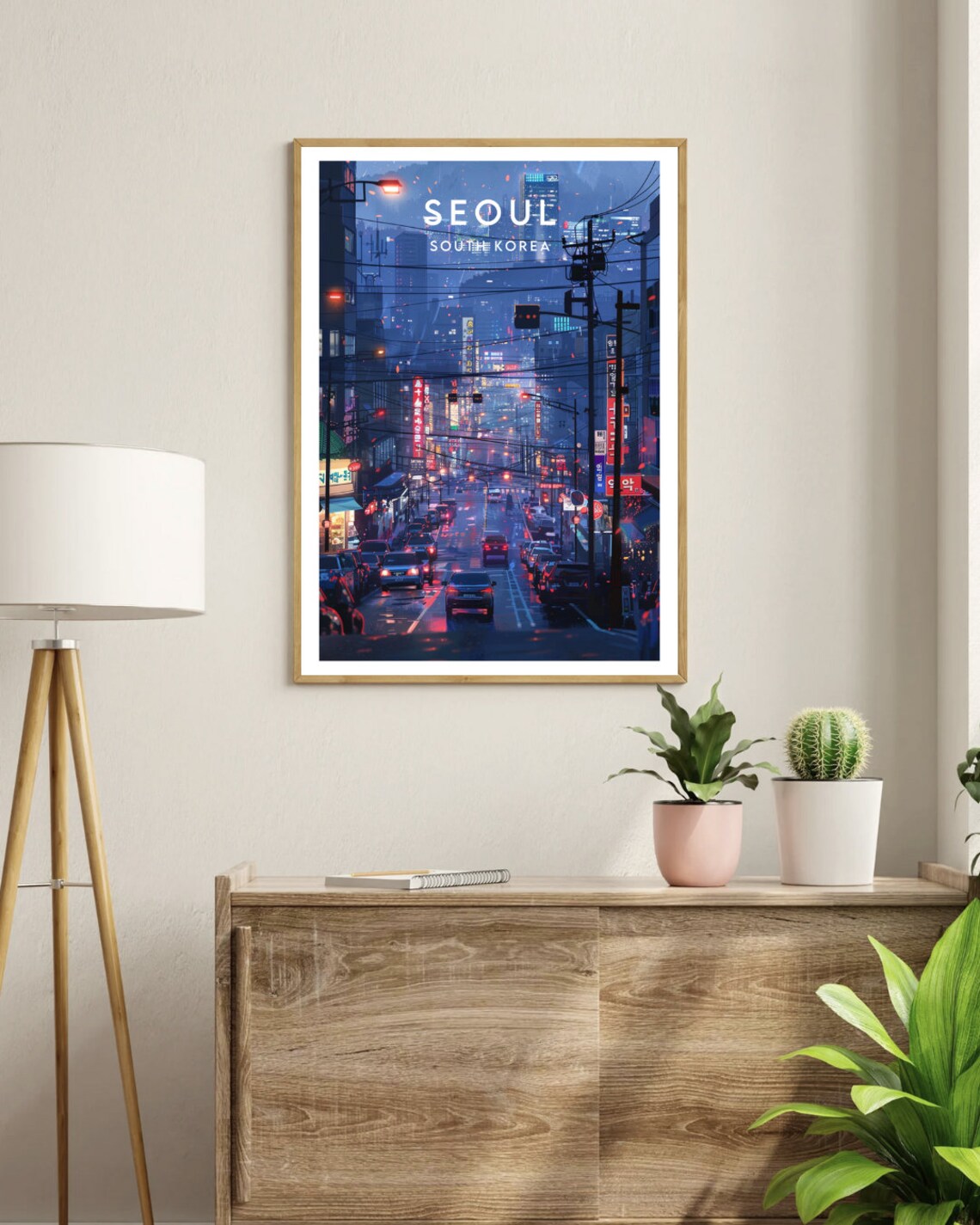 Seoul South Korea Travel Poster - Image 3