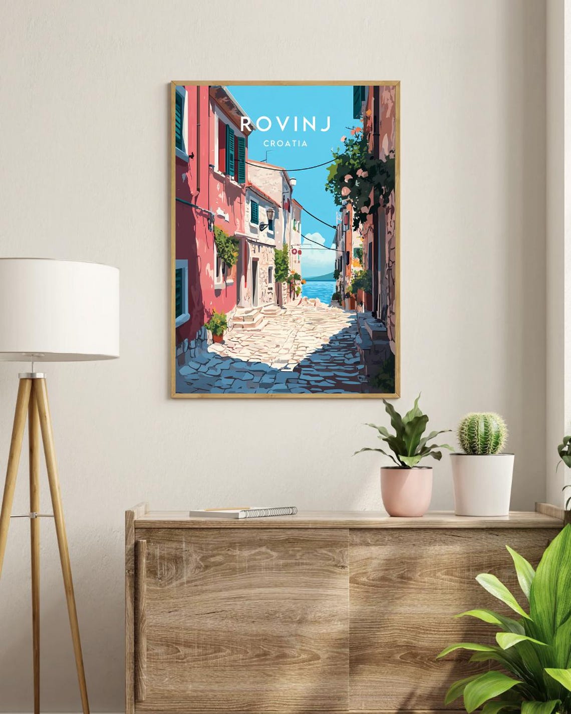 Rovinj Travel Print Croatia Rovinj Poster Croatia Poster Travel Wall Art Croatia Print Croatia Rovinj Wall Art Croatian Rovinj Art - Image 3