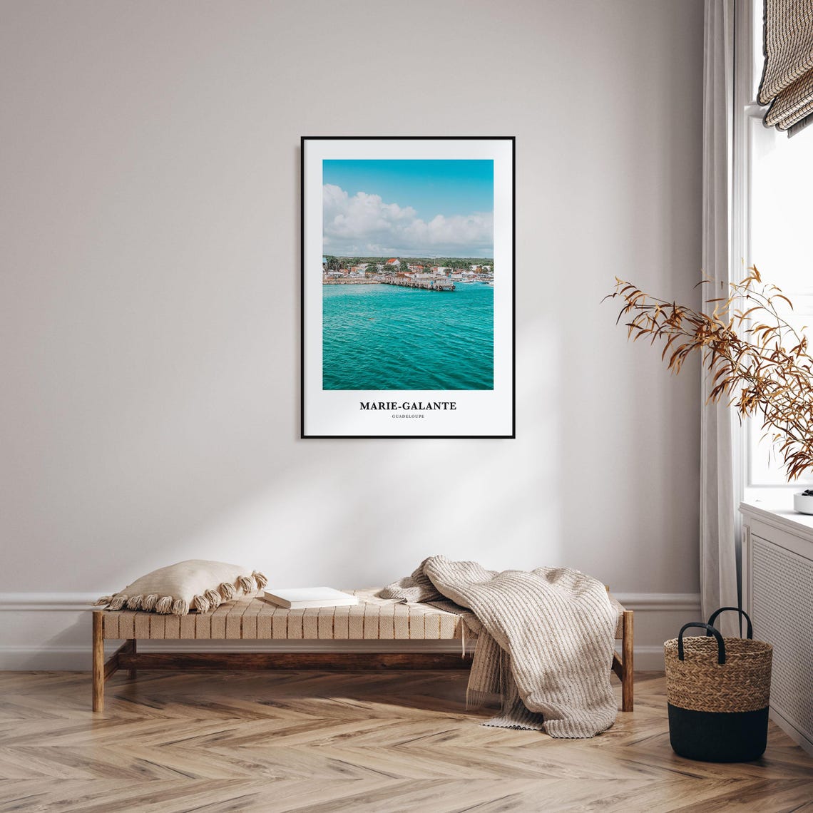 Marie Galante Print Marie Galante Photo Poster Marie Galante Travel Wall Art Marie Galante Map Print Marie Galante Print Guadeloupe - Image 3