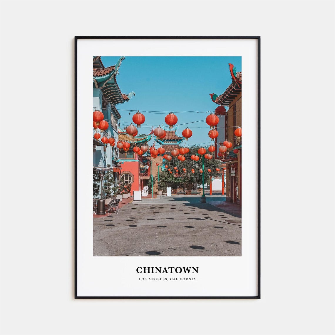 Chinatown Print Los Angeles Chinatown Photo Poster Chinatown Travel Wall Art Chinatown Map Print Chinatown Photography California