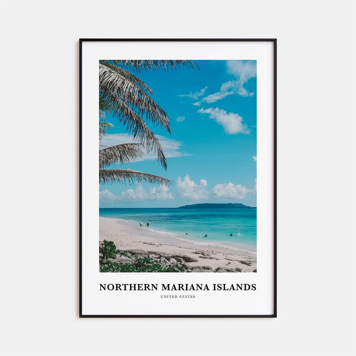 Northern Mariana Islands Print Northern Mariana Islands Photo Poster Northern Mariana Travel Wall Art Northern Mariana Map United States