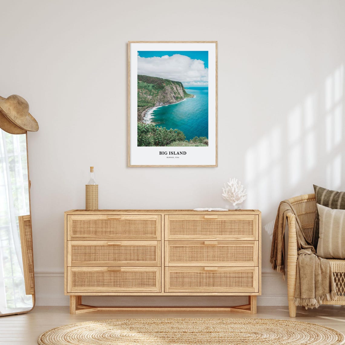 Big Island Print Big Island Photo Poster Big Island Travel Wall Art Big Island Map Print Big Island Photography Print Hawaii Usa - Image 2