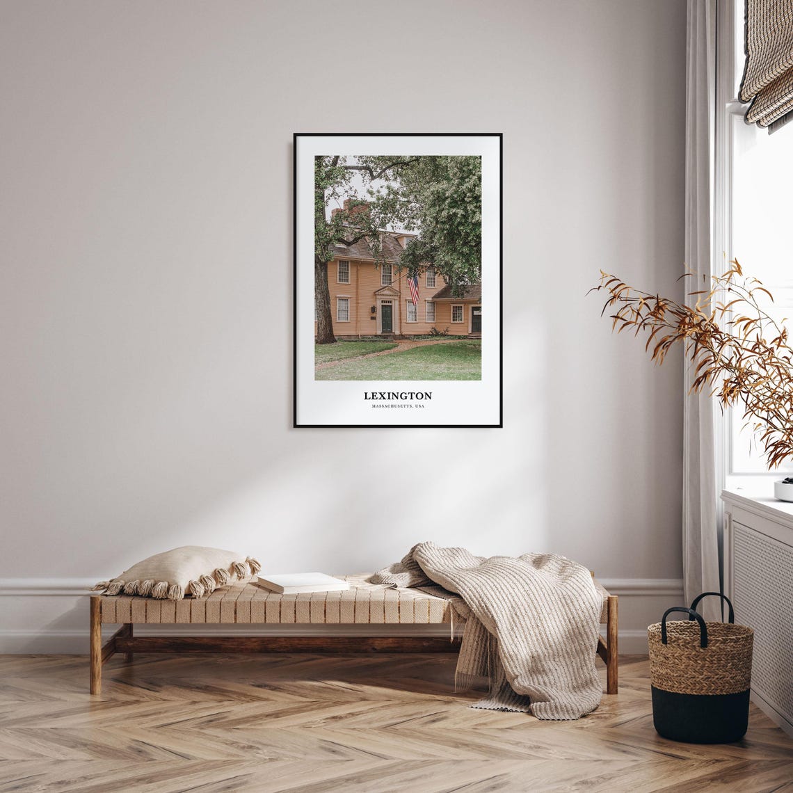Lexington Print Massachusetts Lexington Photo Poster Lexington Travel Wall Art Lexington Map Print Lexington Photography Print Usa - Image 3