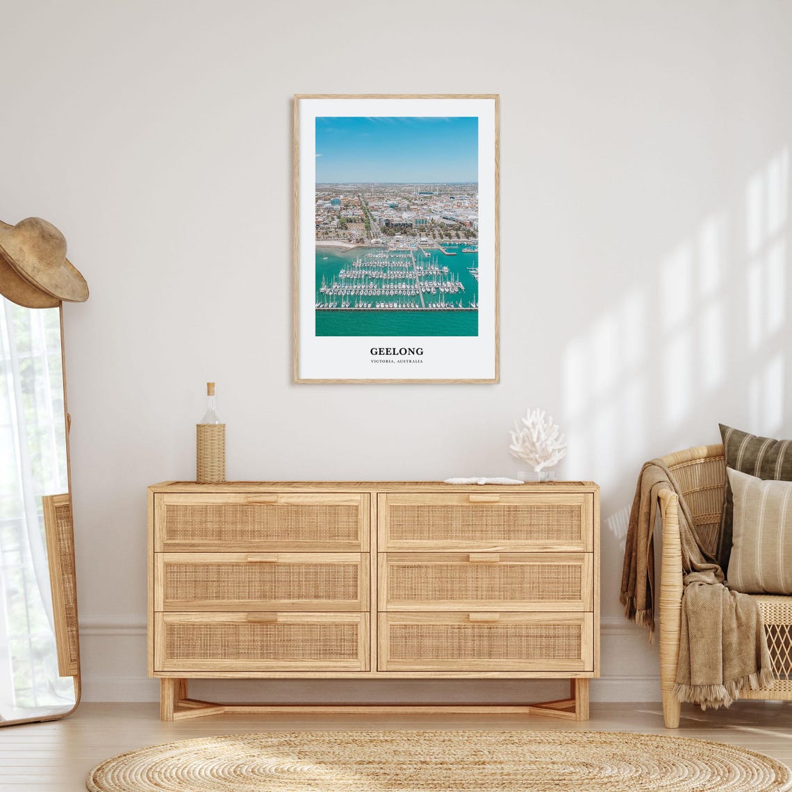 Geelong Print Geelong Photo Poster Geelong Travel Wall Art Geelong Map Print Geelong Photography Print Geelong Victoria Australia - Image 2