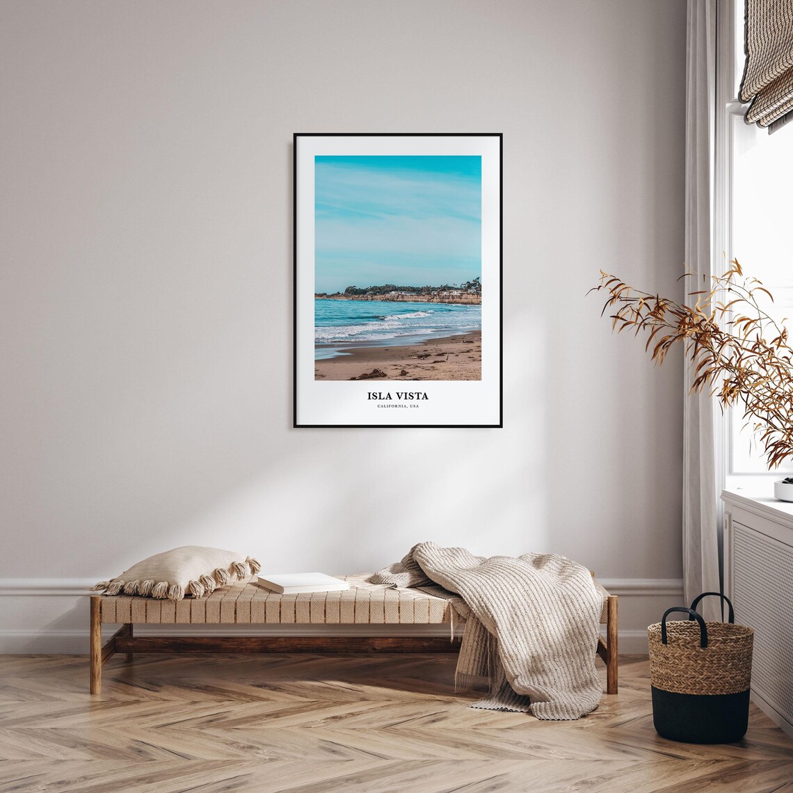 Isla Vista Travel Poster, California Map Art Print - Image 3