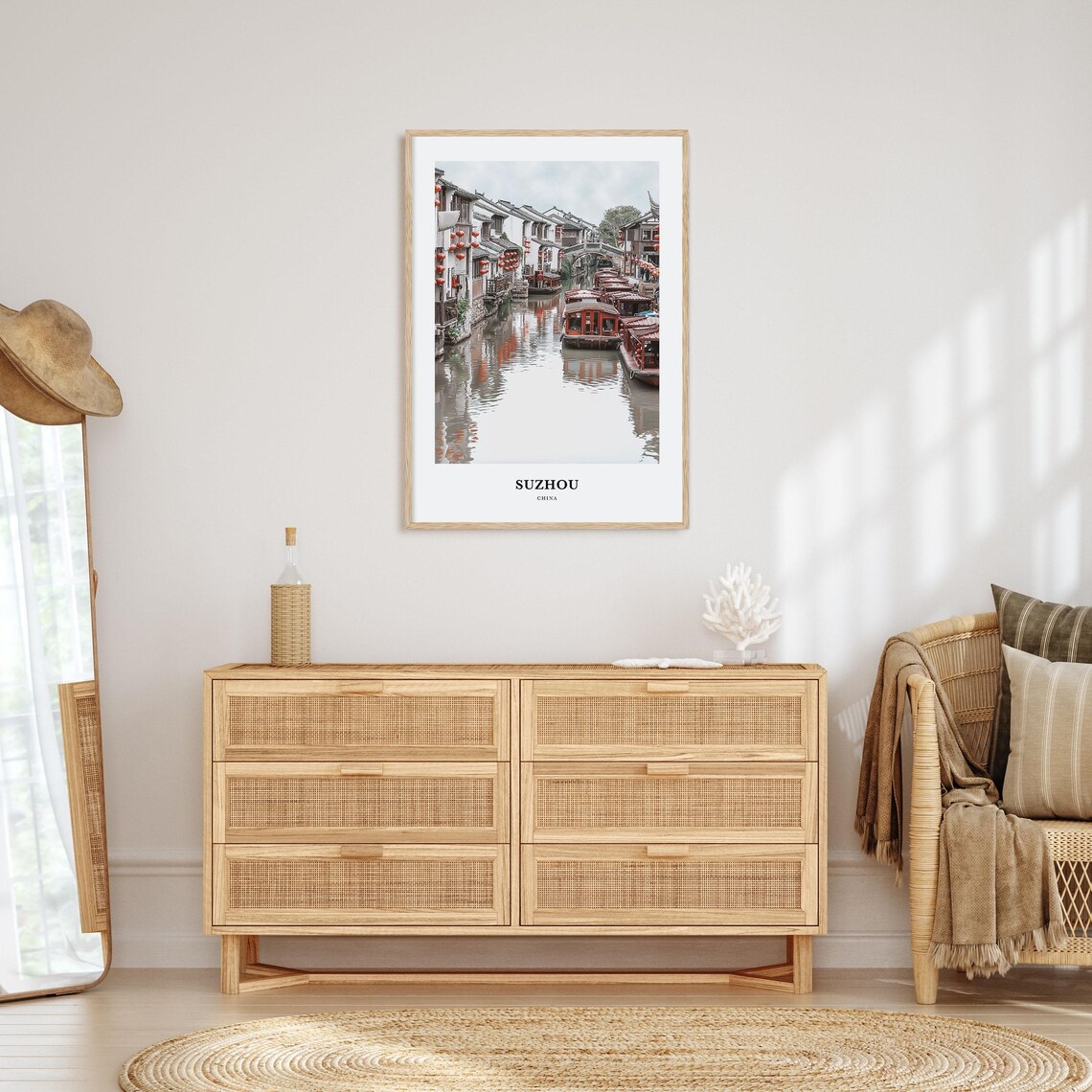 Suzhou Print Suzhou Photo Poster Suzhou Travel Wall Art Suzhou Map Print Suzhou Photography Print Suzhou Wall Dcor China - Image 2