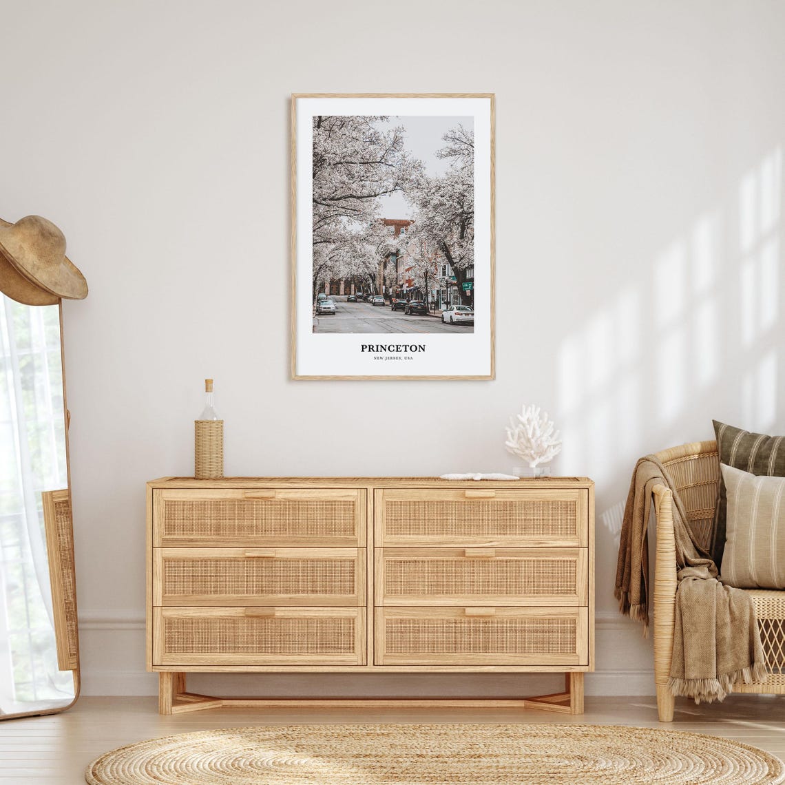 Princeton Print Princeton Photo Poster Princeton Travel Wall Art Princeton Map Print Princeton Photography Print New Jersey Usa - Image 2