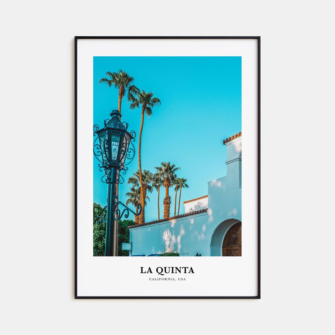 La Quinta Travel Poster, California Map Print
