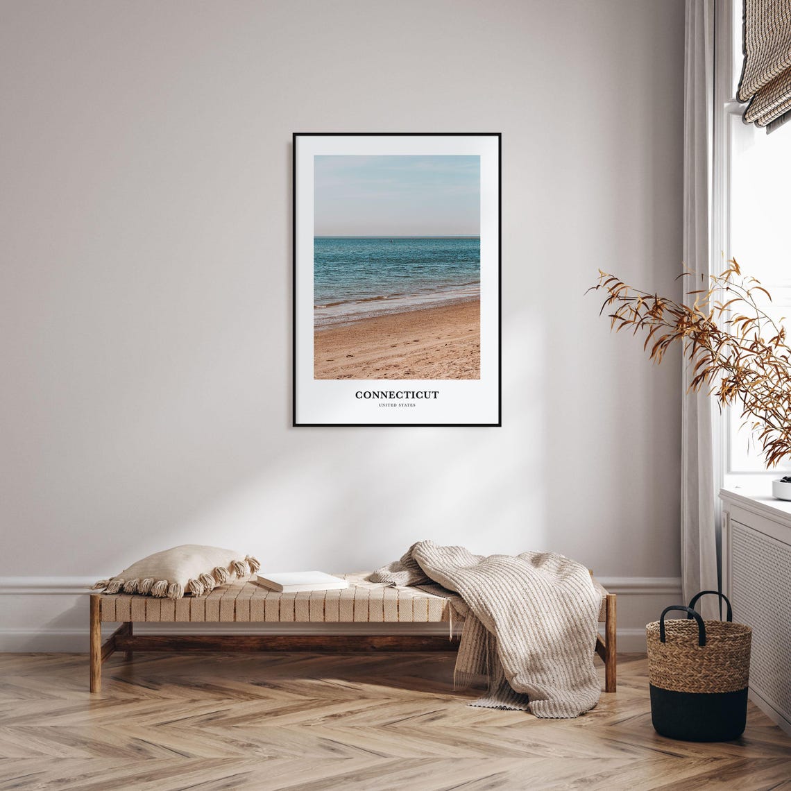 Connecticut Print No 2 Connecticut Photo Poster Connecticut Travel Wall Art Connecticut Map Print Connecticut Photography United States - Image 4