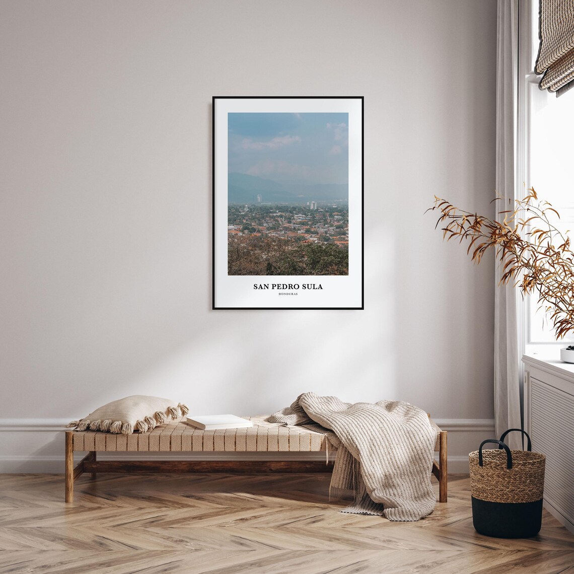 San Pedro Sula Honduras City View Mountains Travel Photo Poster - Image 3