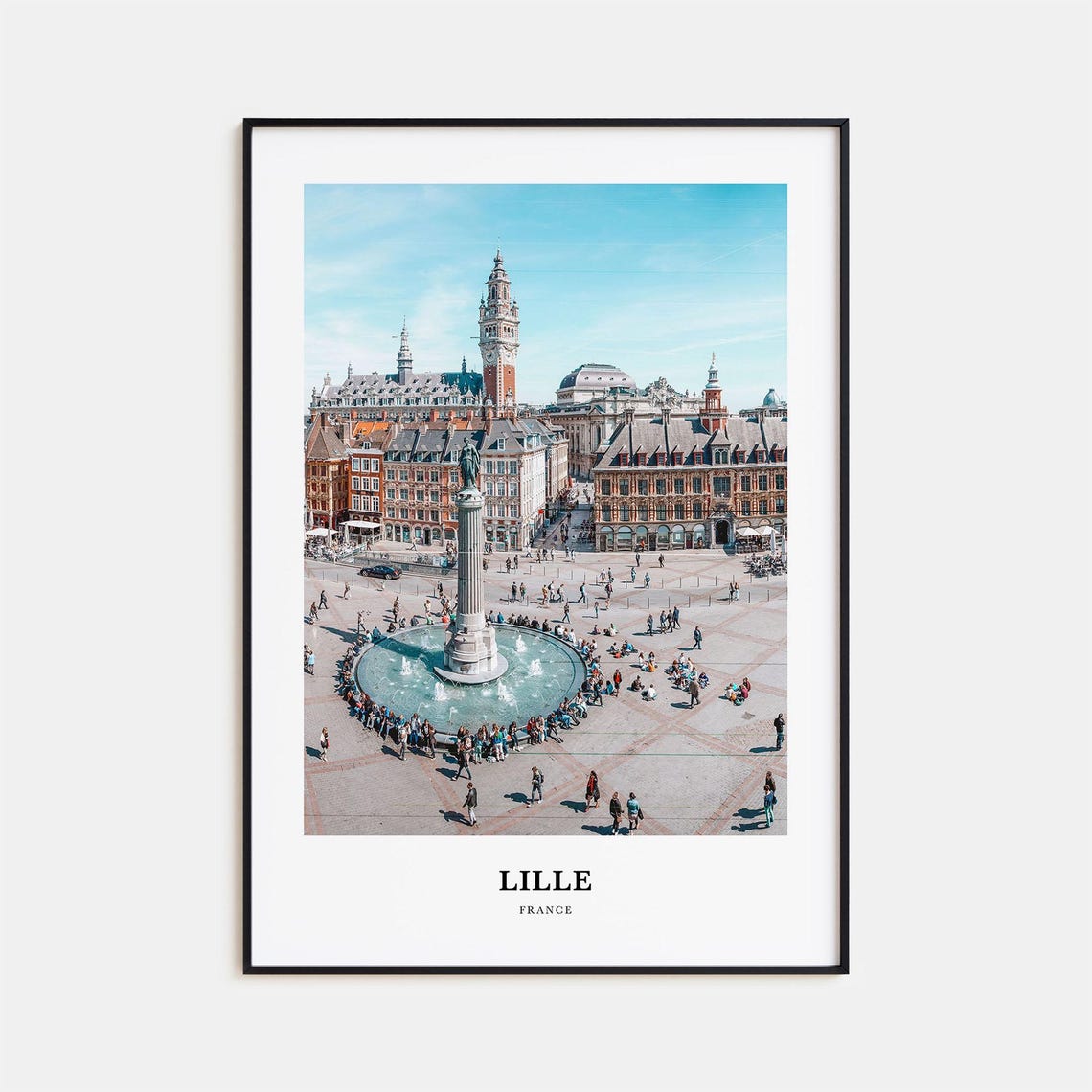 Lille Print Lille Photo Poster Lille Travel Wall Art Lille Map Print Lille Photography Print Lille Wall Dcor France