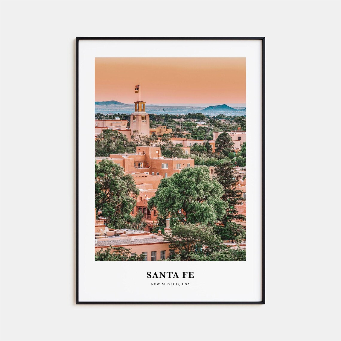 Santa Fe Photography New Mexico Travel Poster