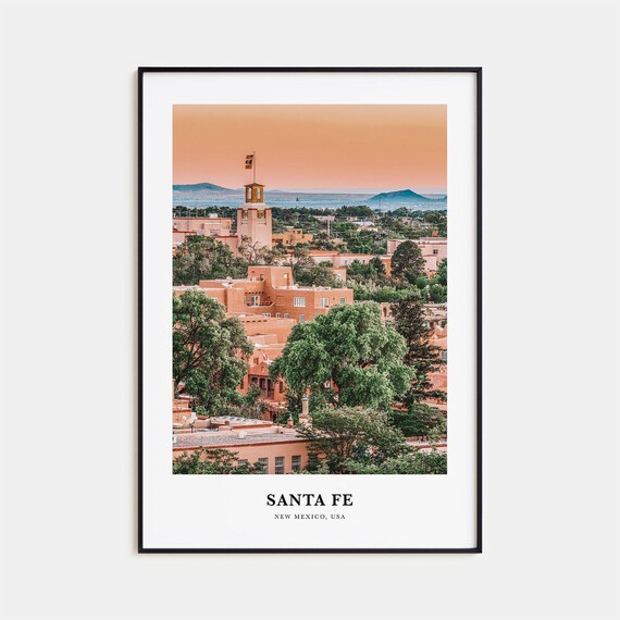 Santa Fe Photography New Mexico Travel Poster