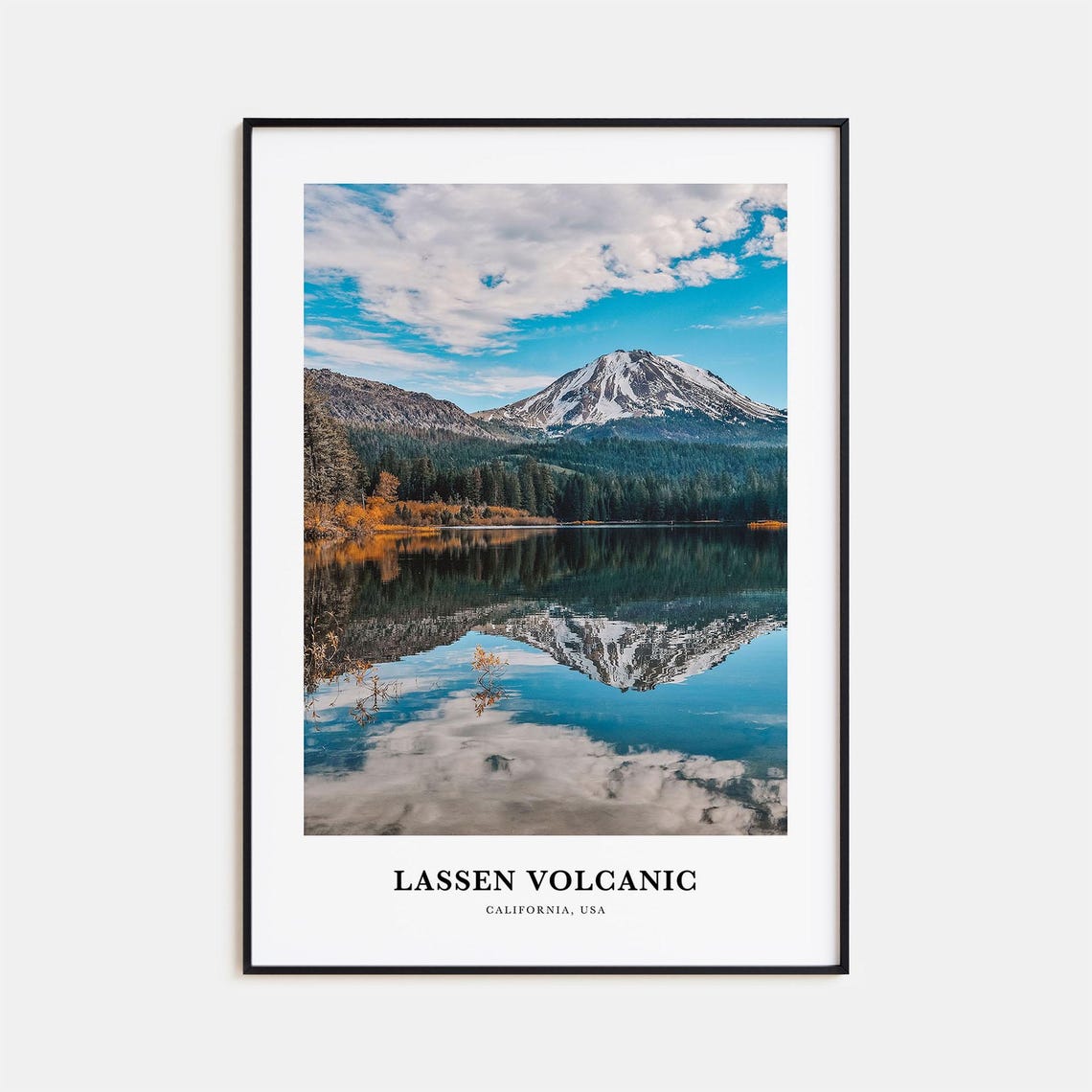 Lassen Volcanic National Park Print Lassen Volcanic National Park Photo Poster Lassen Volcanic Travel Wall Art Volcanic California Usa