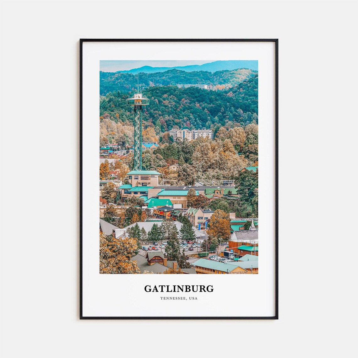 Gatlinburg Travel Poster, Tennessee Wall Art