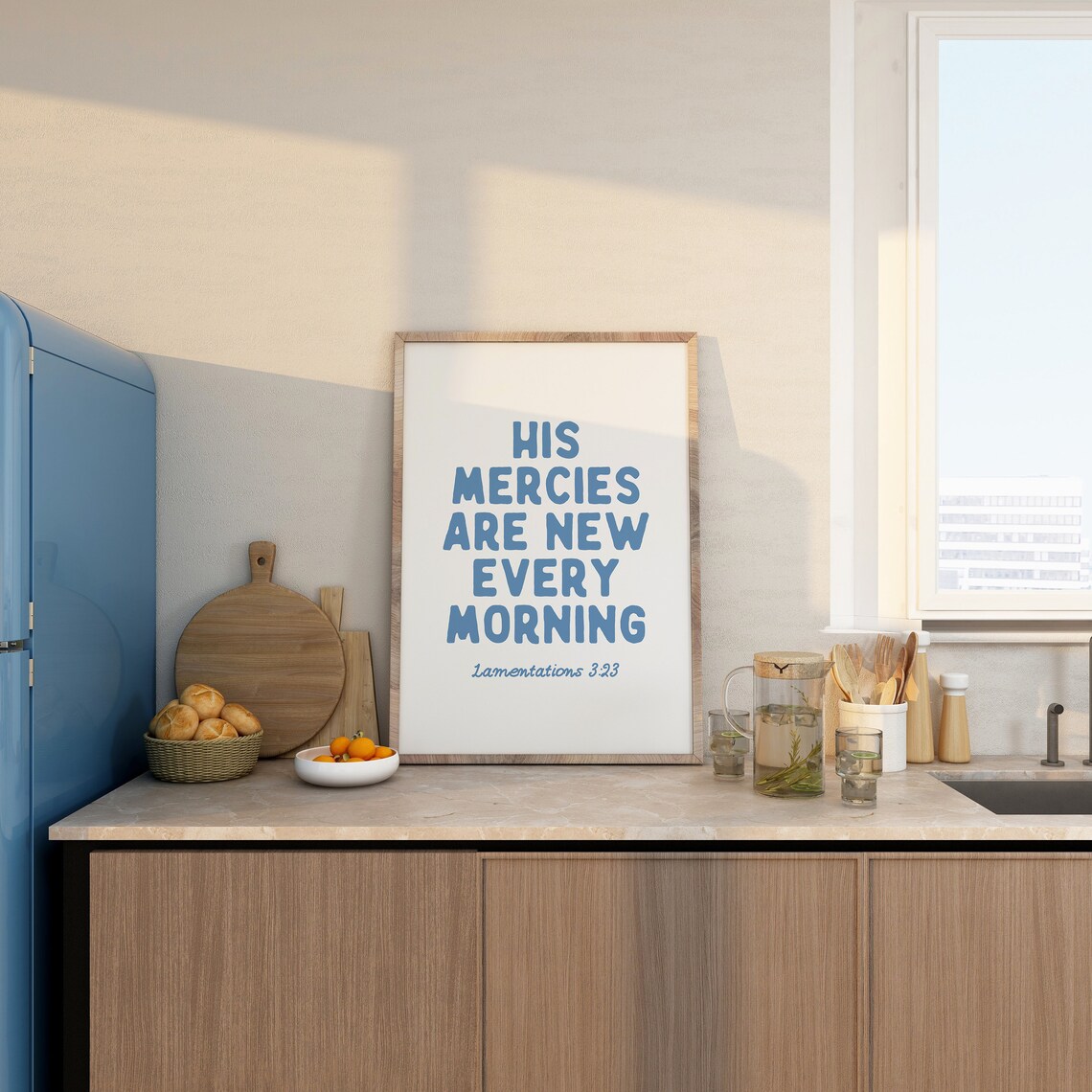 His Mercies Are New Every Morning Scripture Art Print - Image 3