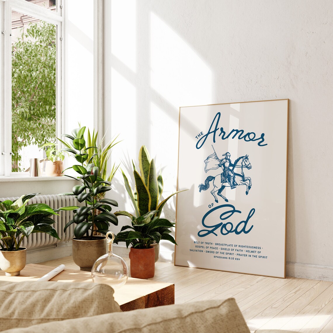 Armor Of God Vintage Christian Bible Verse Poster - Image 3
